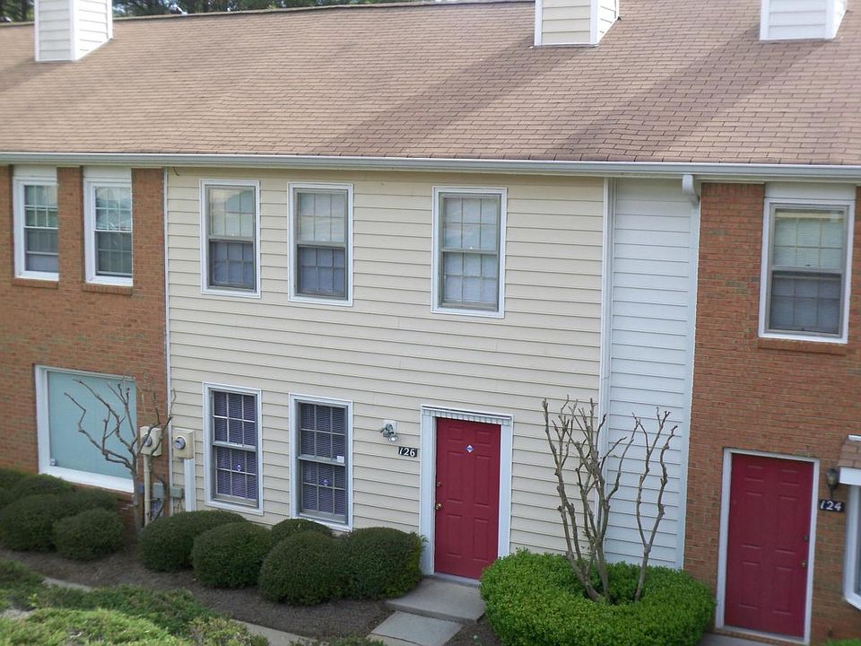Front of townhome