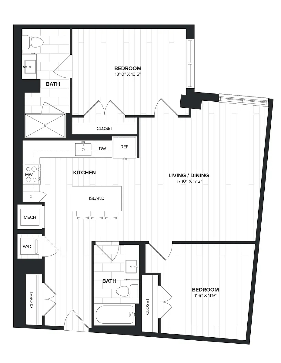 Floor plan 02BR-07