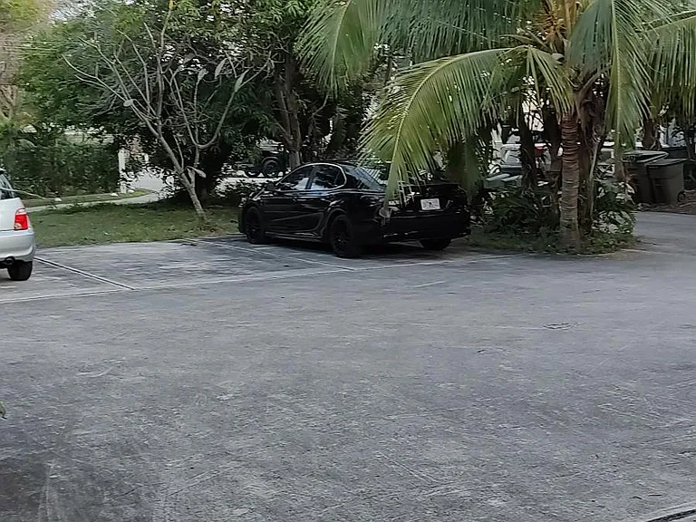 View out the front door