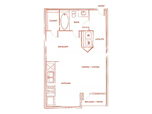 Floor plan E1