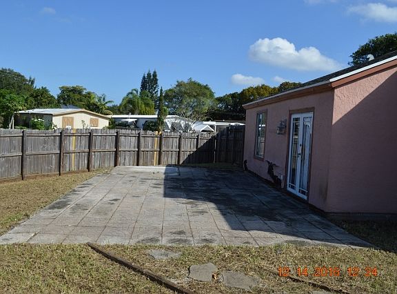 Rear Patio Area