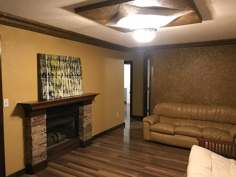 Lower living area