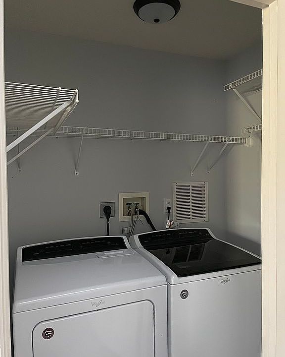Laundry off the kitchen