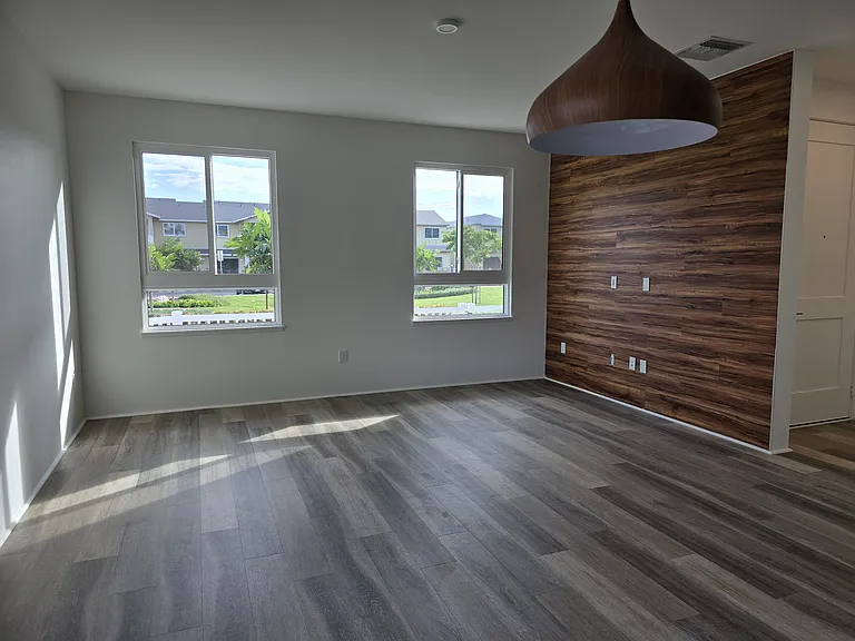 spacious living room