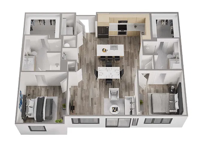 Floor plan Q