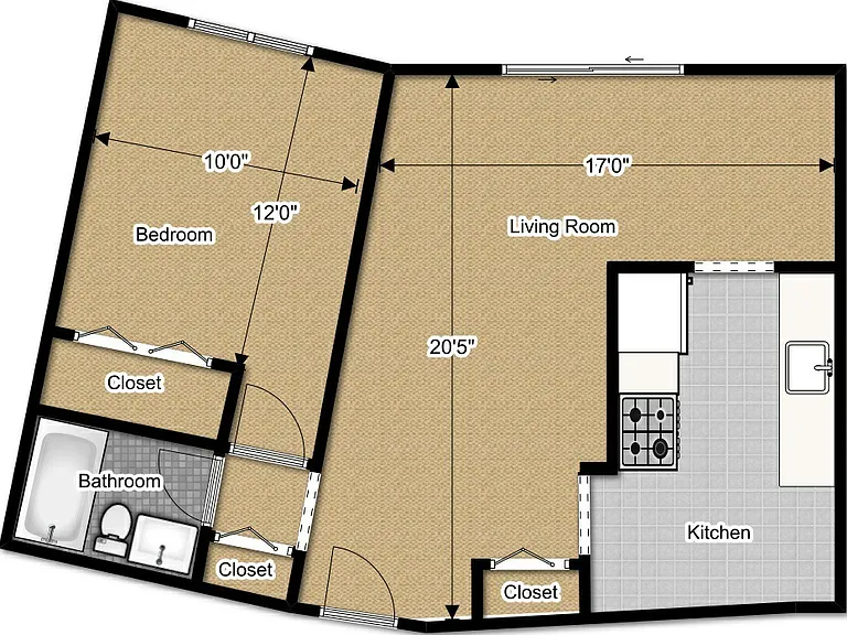 College Towers Apartments — Photo 62