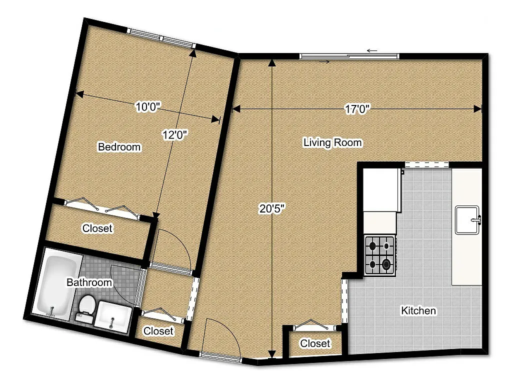 Floor plan Junior Upgrade