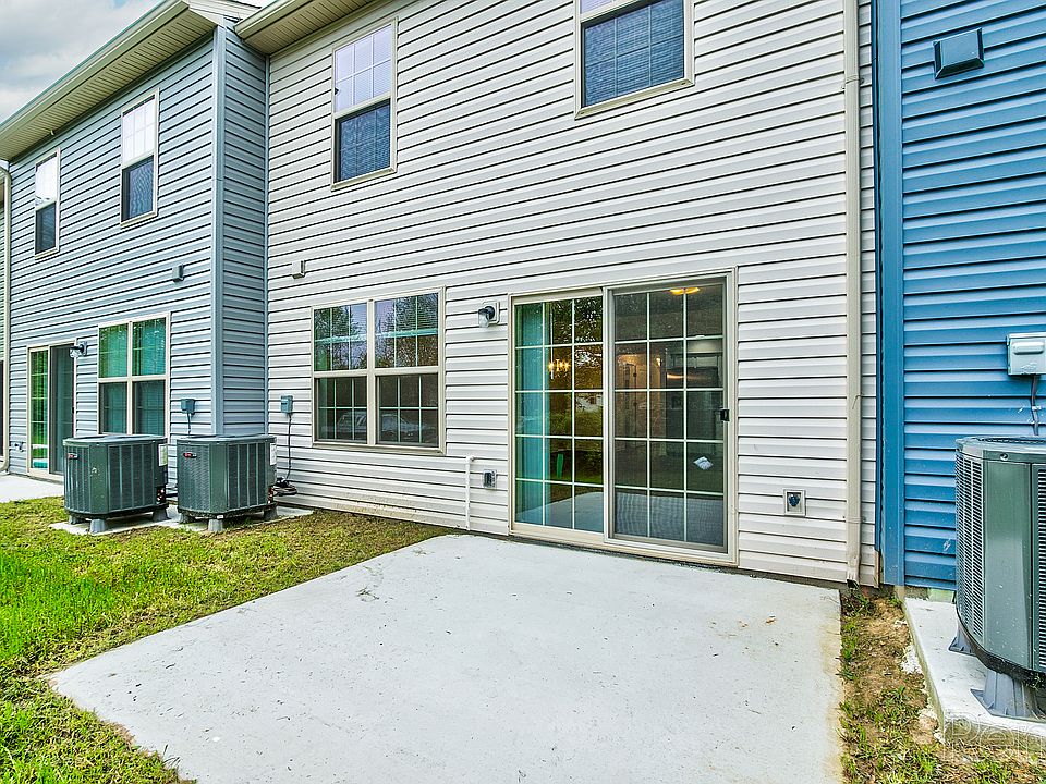 Back of townhomes