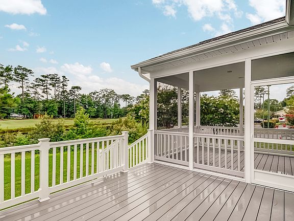 Spacious deck