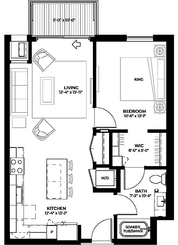 Floor plan Aspen (A1)