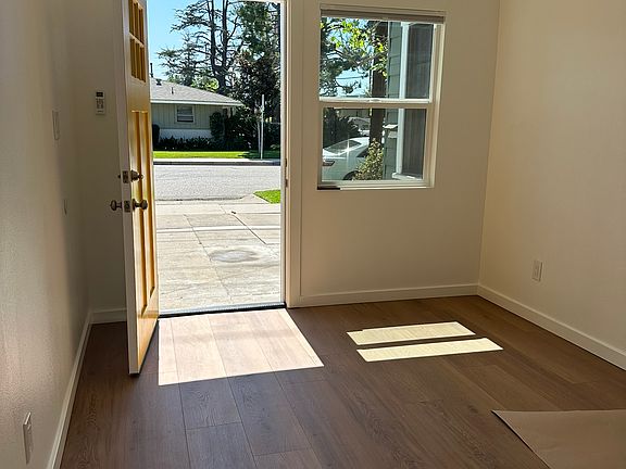 View from front room to outside