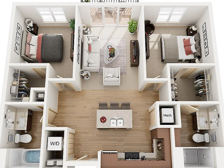 2A | 1505 Apartments & Townhomes 2A | 1505 Apartments & Townhomes