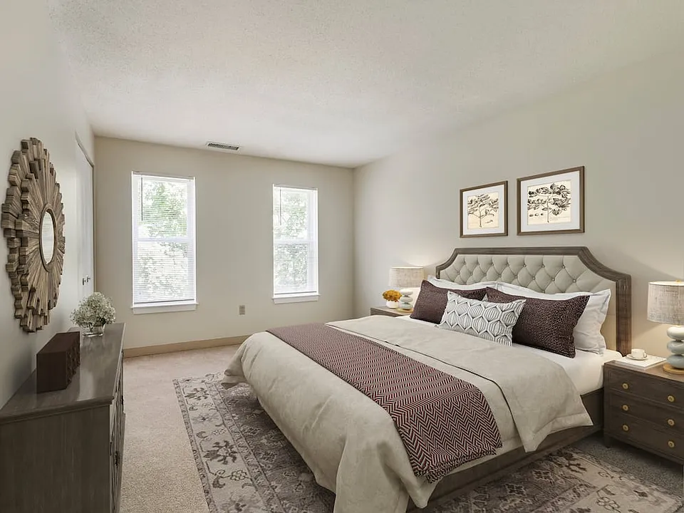 Renovated Package I bedroom with carpet