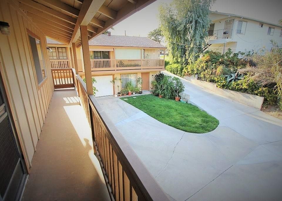 view from balcony