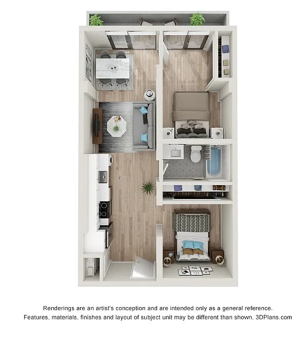 Floor plan C1 4