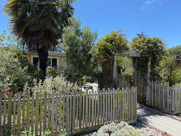 House from the sidewalk