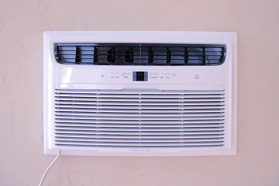 A/C unit in the living room.