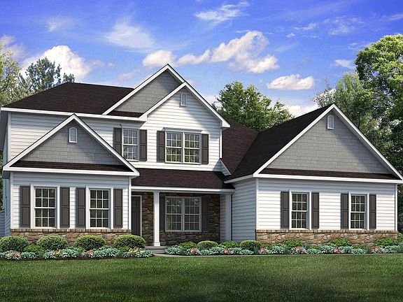 Country Elevation - Side Entry Garage