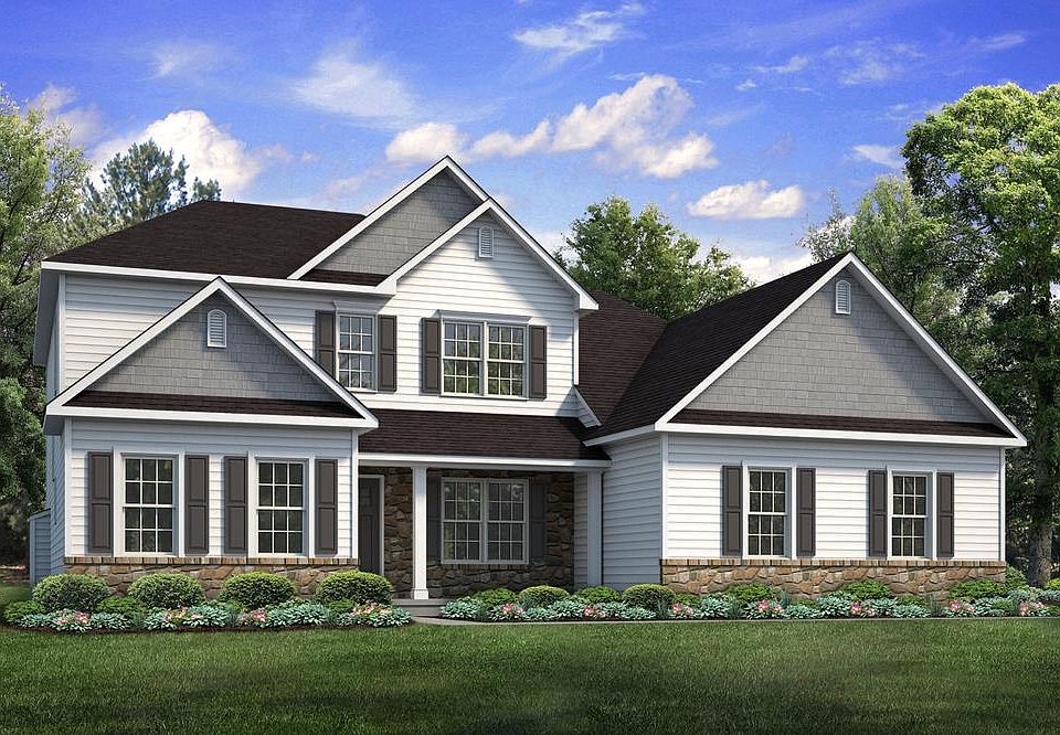 Country Elevation - Side Entry Garage