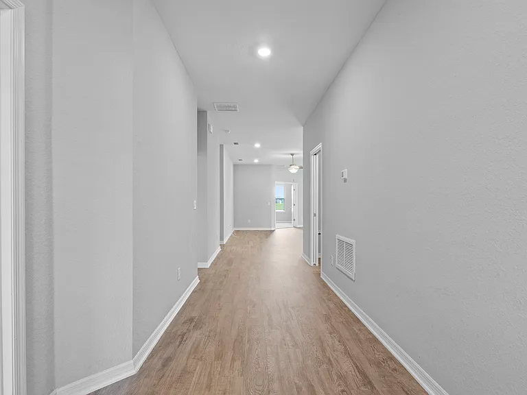 spacious, wide hallway