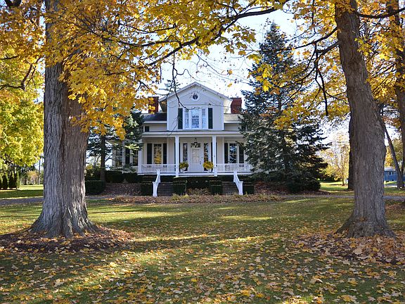 Front of house in fall