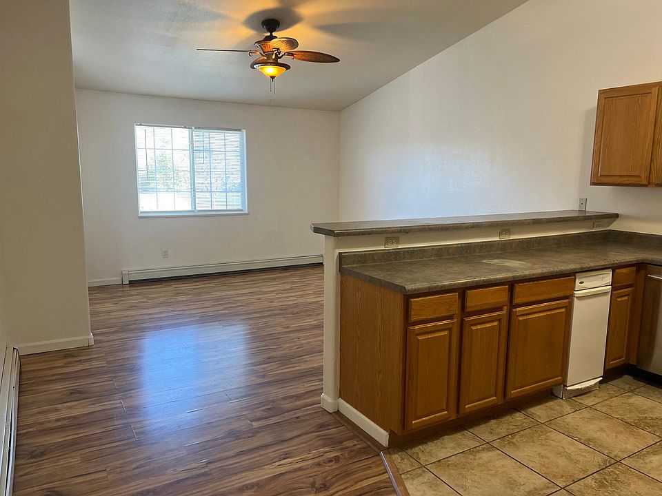 Kitchen Looking out to Living Room