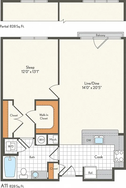 Floor plan A11