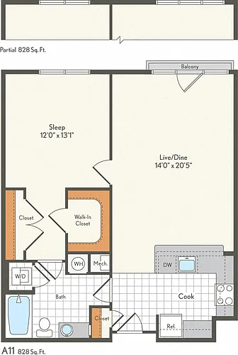 Floor plan A11