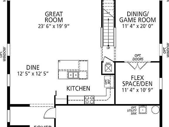 Elevation A - 1st Floor