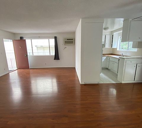 Living room, dining area, kitchen