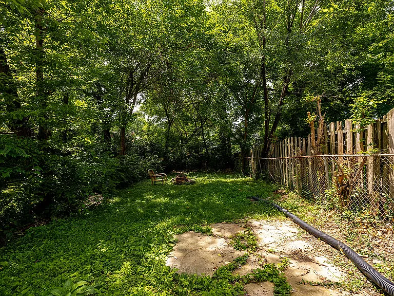 Back yard view