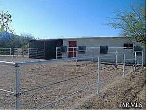 Corral and tack room