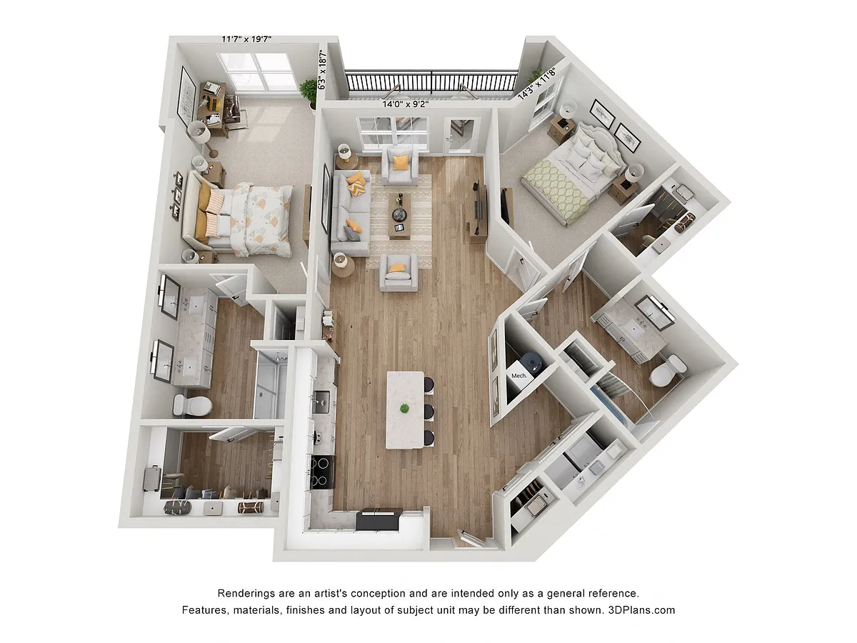 Floor plan B4