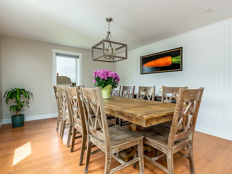 The second floor dining room