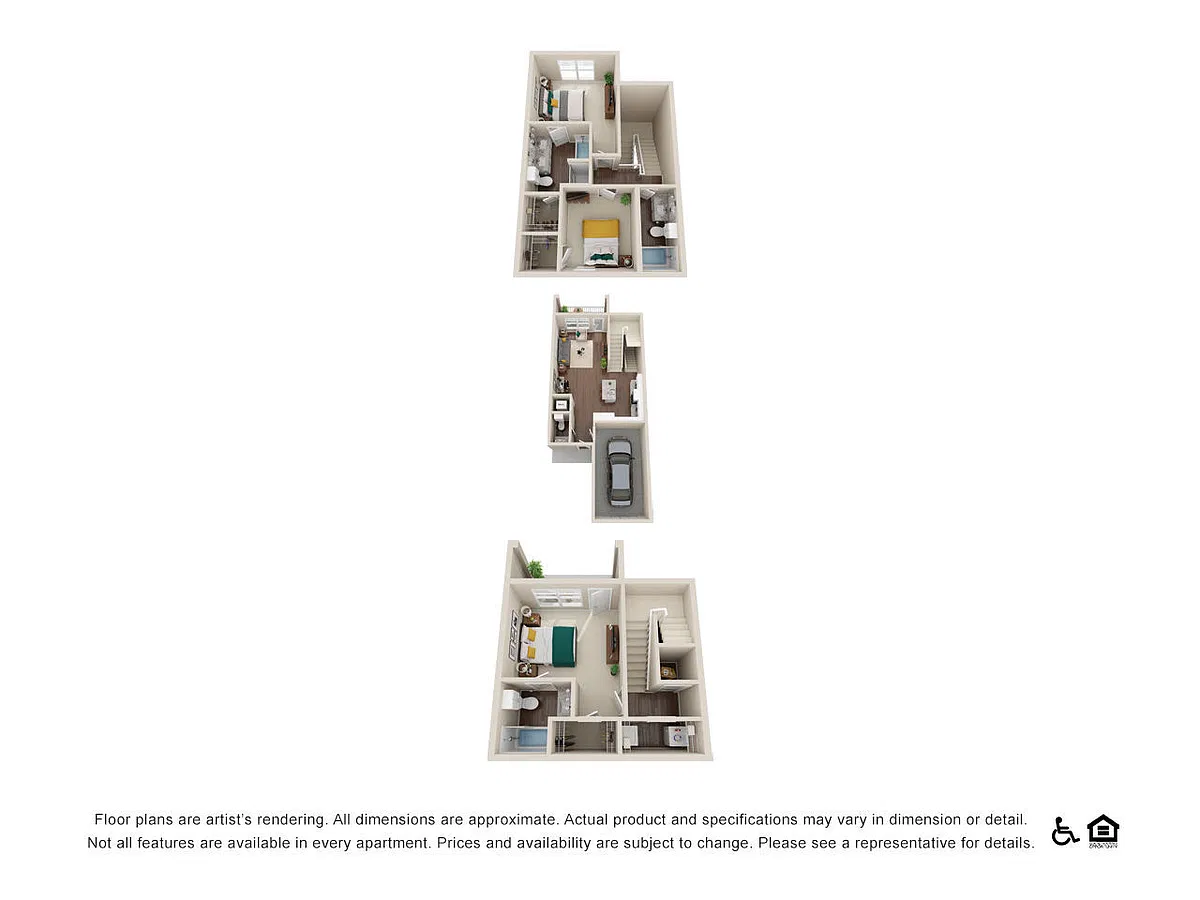 Floor plan Elevate Townhome