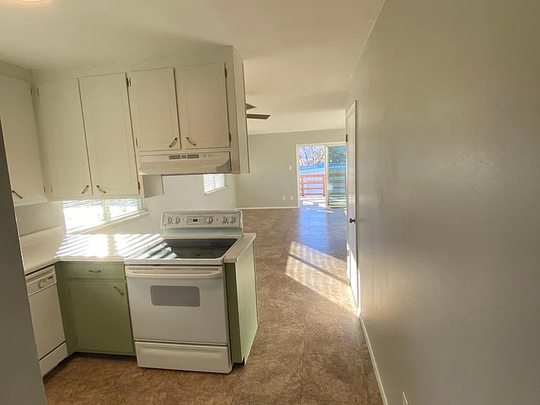 Kitchen view from front door