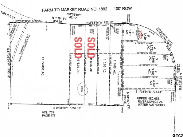 0 Lt Dm #8-1892, Frankston, TX 75763