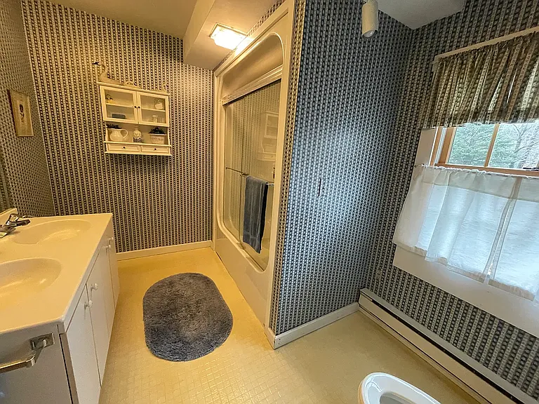 Full bath with double sink