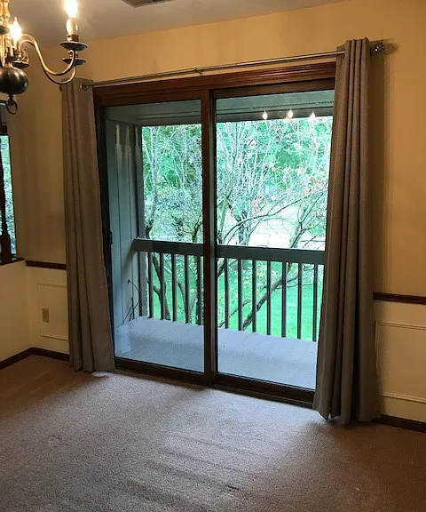 Dining room Balcony overlooking Front of Condo