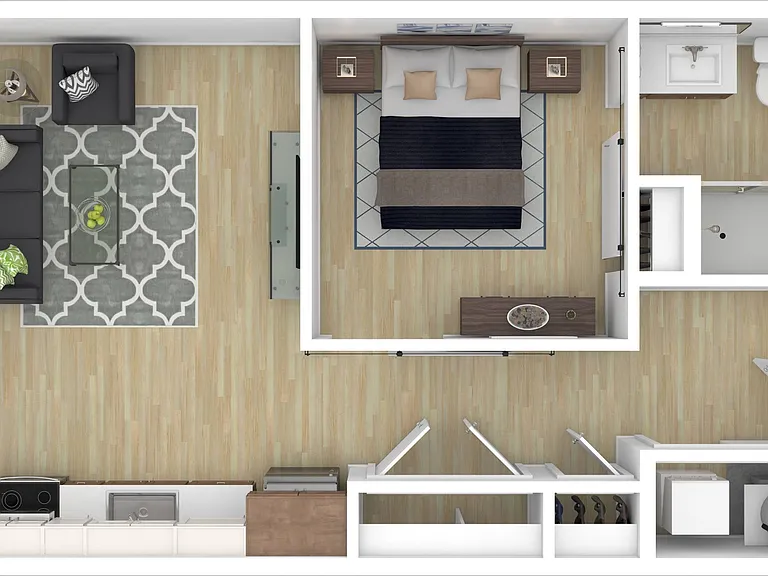 1 Bed 1 Bath Standard 1 Bed 1 Bath Standard
