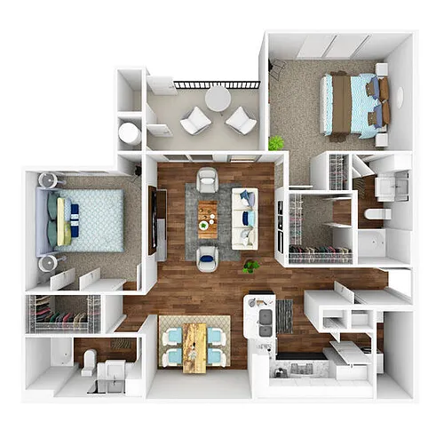 Floor plan 2 Bedroom