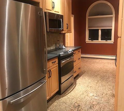 kitchen with eat in space