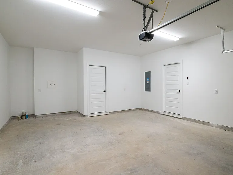 Two car garage