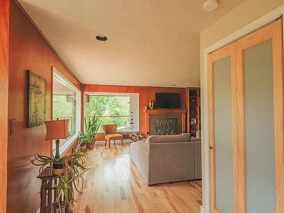 solid Hickory floor upstairs