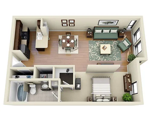 Floor plan Kimball (E1C)