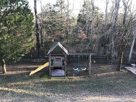 Wooden playset included