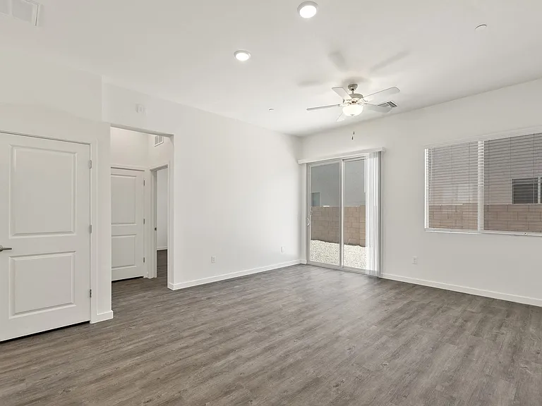 Living Room - Three Bedroom Santa Rita Floorplan