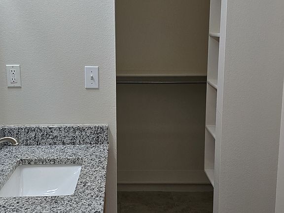 Master bathroom & closet