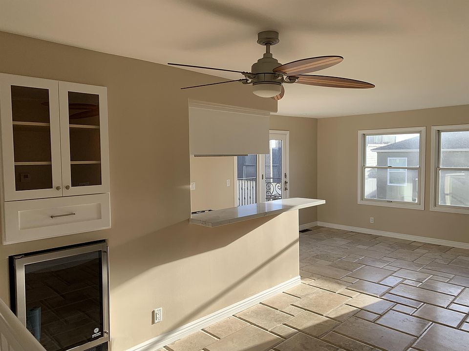View of Dining/Living Area with new VinoTemp Wine/Beverage Center.