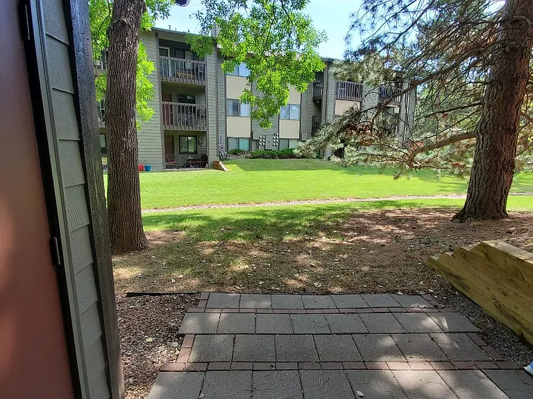Opens to beautiful green space.